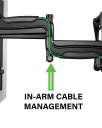MFLF1, In-arm cable management