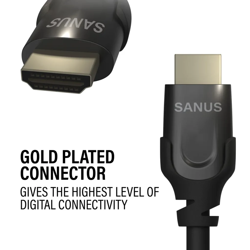 SAC-20HDMI4, Gold plated connector