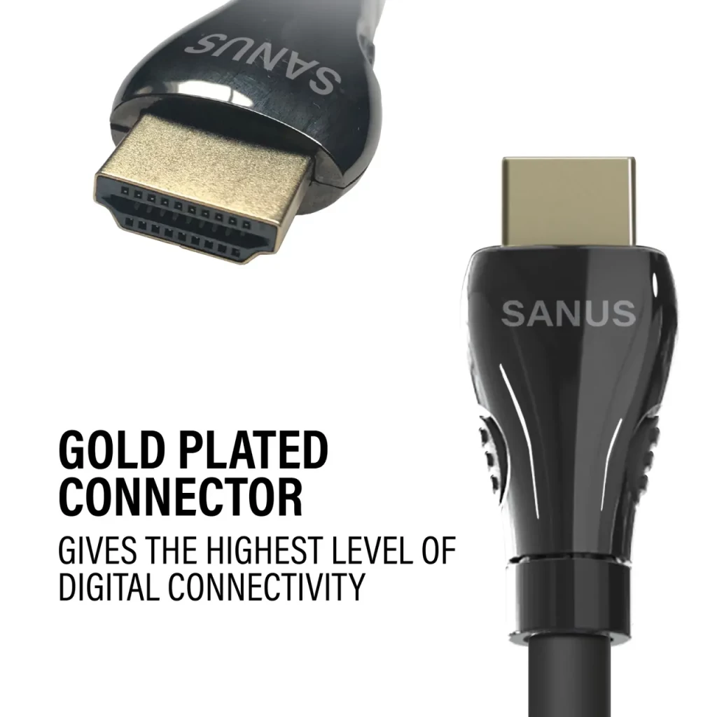 SAC-21HDMI4, Gold plated connector