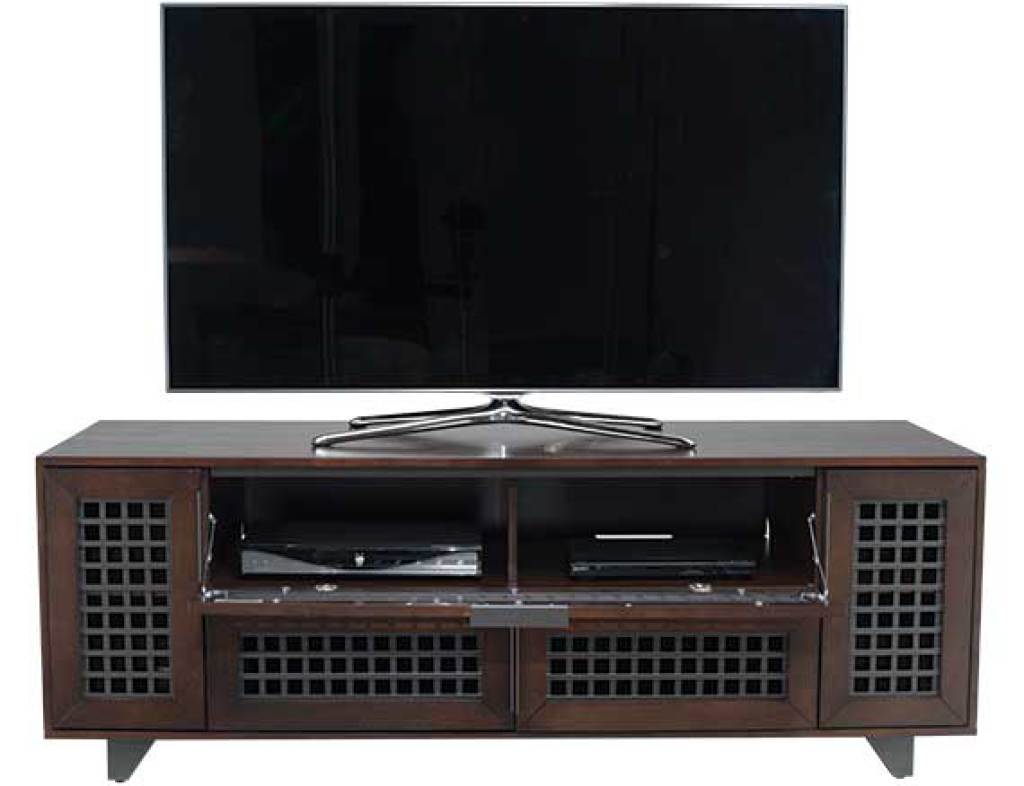 TRILLIUM63-WA Walnut Front with TV and Components