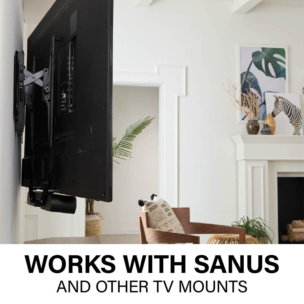 WSSAFM1, Works with SANUS and other wall mounts