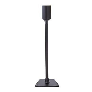 Black WSSE11 Fixed-Height Speaker Stands Product Shot