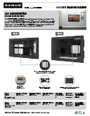 SANUS SA808/SA809 Recessed Component Boxes