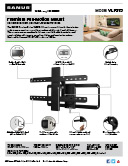 SANUS VLF515 Premium Full-Motion Mount