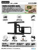 SANUS VLF525 Premium Full-Motion+ Mount