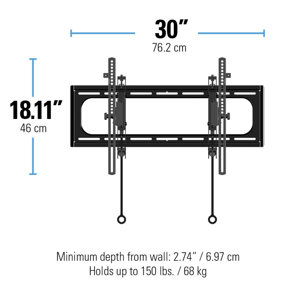 Wall Mounted Tv Height Chart