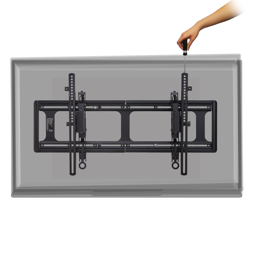 SANUS Elite Advanced Tilt TV Wall Mount For Most 46 95 TVs Extends 5.9  for Easy Cable Access and Max Tilt Black BXT3-B1 - Best Buy