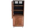 CADENZA53-NW Natural Walnut Front with Top Door Open