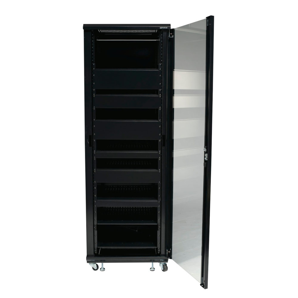 CFR2136-B Front with door open in Black