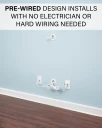 MFIWP1, Prewired design requires no electrician