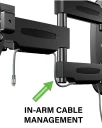 MFSF1, In-arm cable management