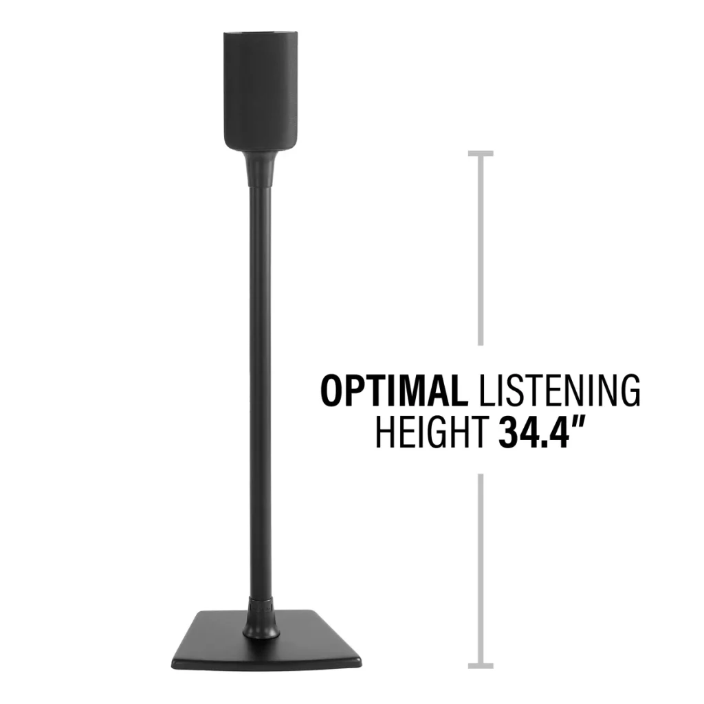 OSSR2, Optimal 34.4" listening height
