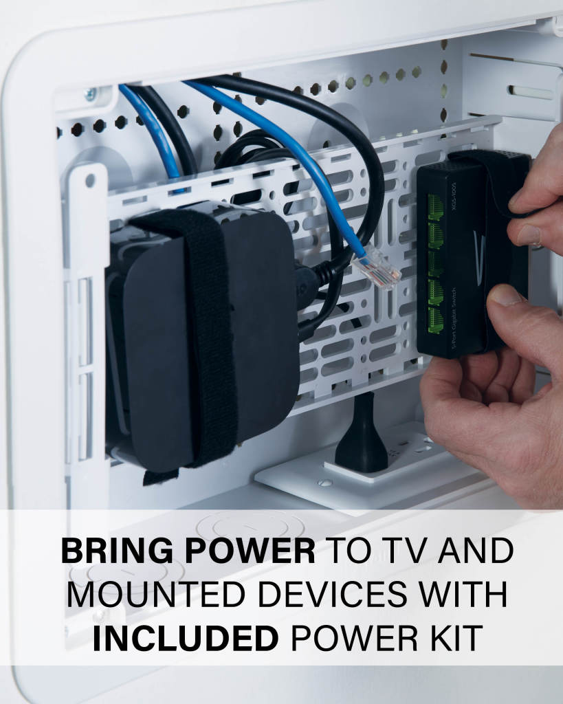 Sanus PowerBridge® In-wall power and cable management system at