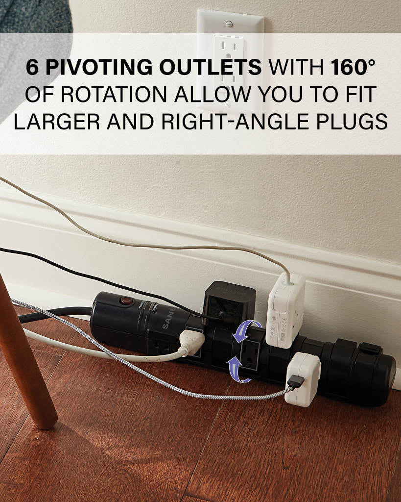 SA-PS80, 6 pivoting outlets