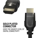 SAC-20HDMI4, Gold plated connector