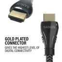 SAC-21HDMI2, Gold plated connector