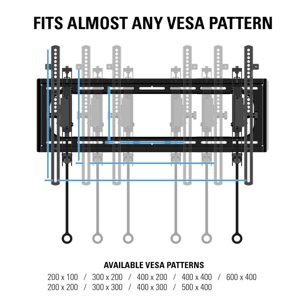 VDLT16, Fits almost any VESA pattern