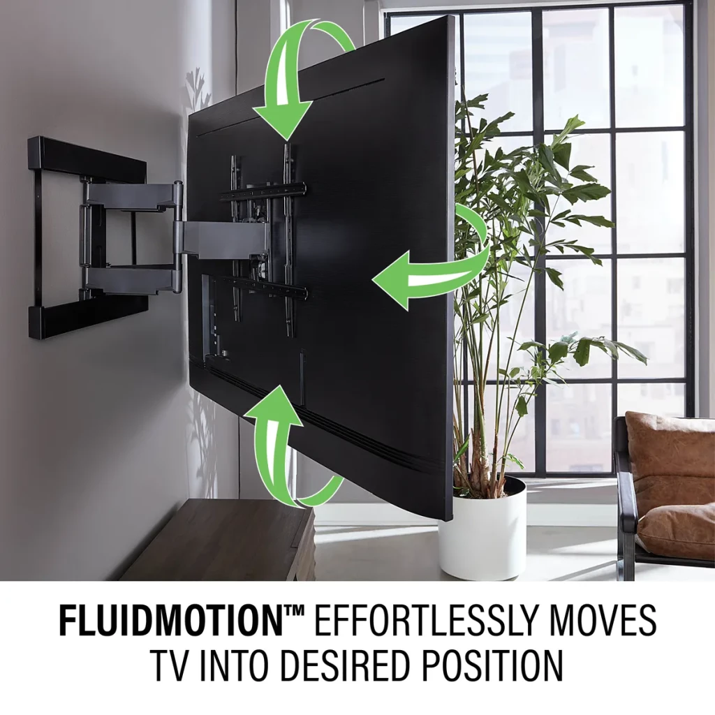 VLFS820, Effortlessly moves TV into desired motion