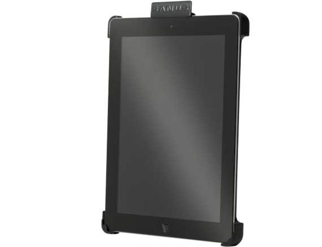 VMA302-B, Black, Front Left Vertical with iPad