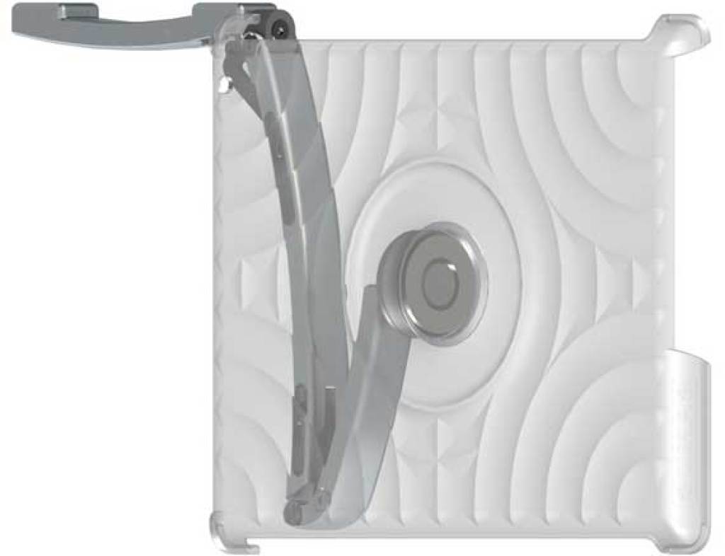 VTM5-S1, Silver, Front right mounted under cabinet with case