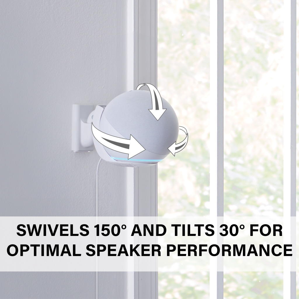 WSEPM21, Swivels and tilts for optimal speaker performance