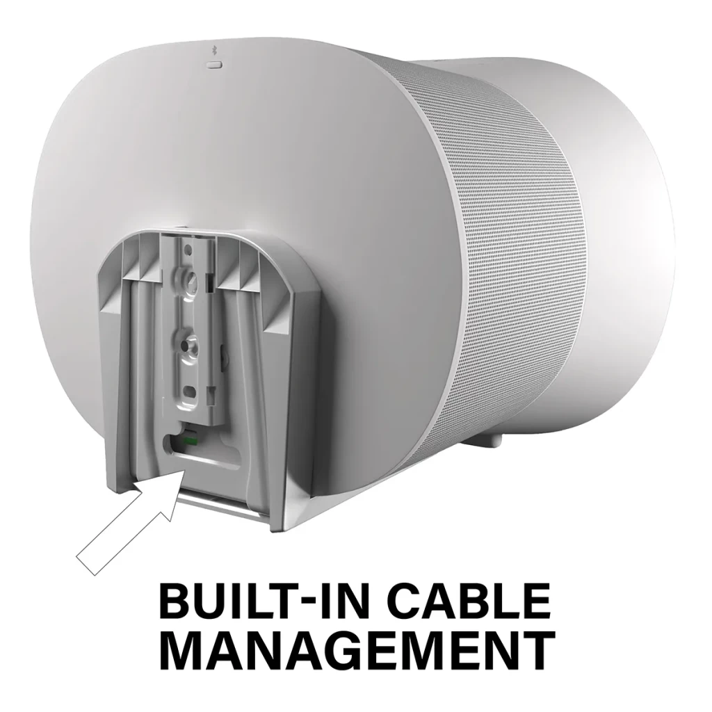 WSFME32, White, Built-in cable management