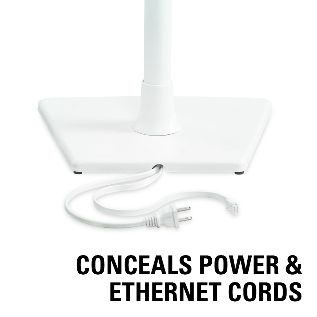 WSS22 Conceals power and ethernet cords