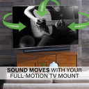 WSSATM1, Sounds moves with your full-motion TV mount