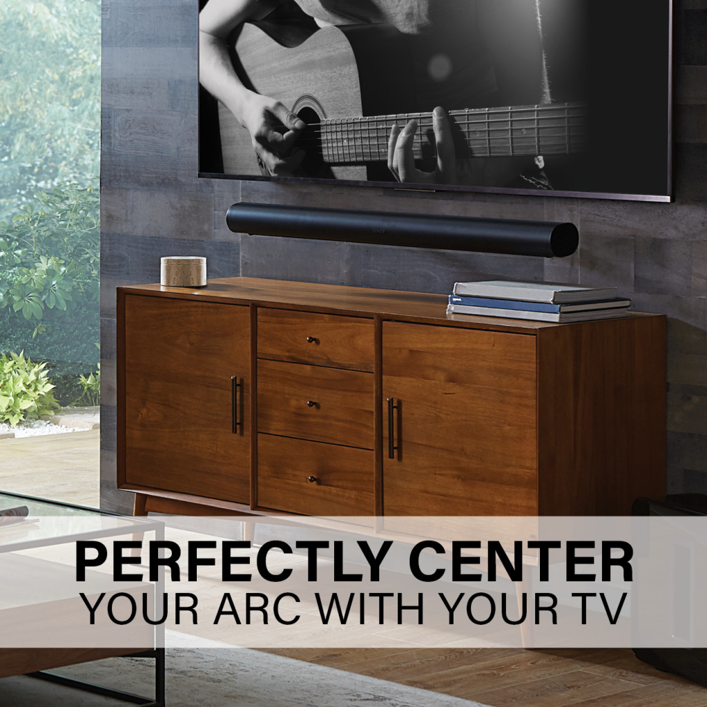WSSAWM1, Perfectly center your Arc with your TV