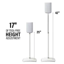 WSSE1A1, 17" of height adjustment