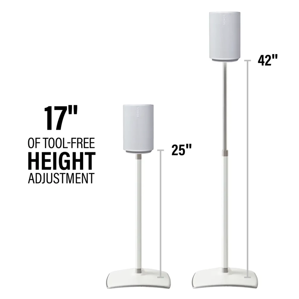 WSSE1A2, 17" of height adjustment
