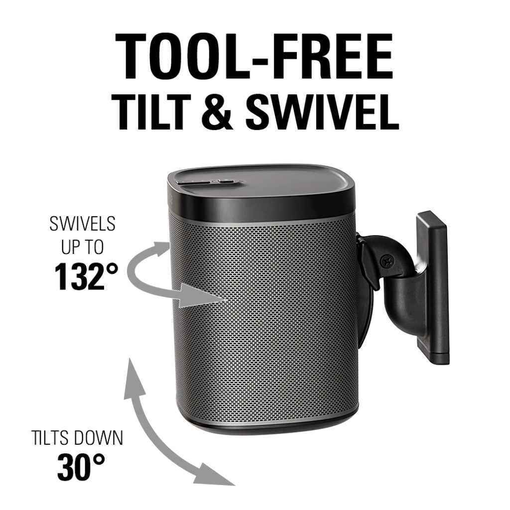 WSWM21 Tool-free tilt and swivel