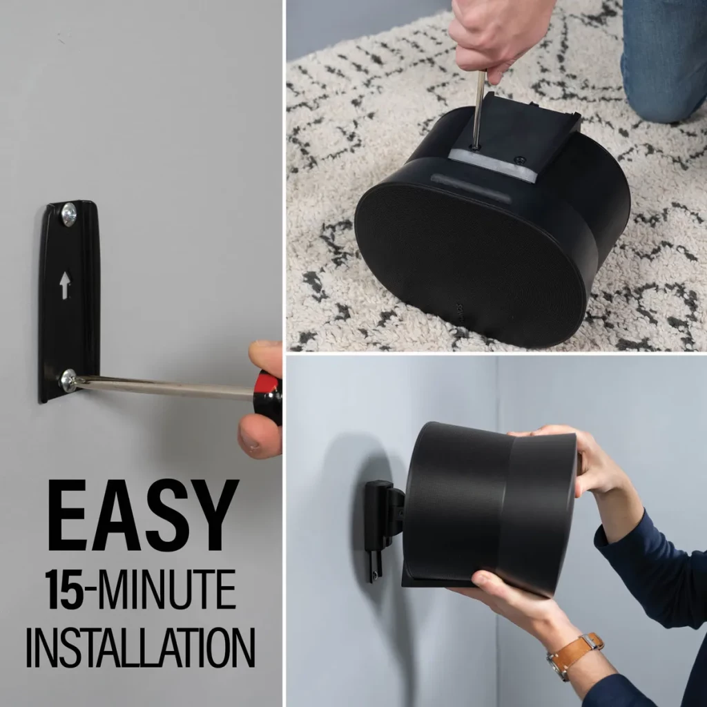 WSWME32, Black, Easy 15-minute installation