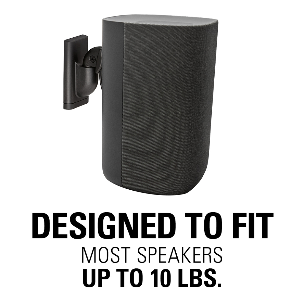 WSWMU2 fits most speakers up to 10 lbs