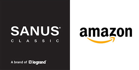 Sanus Classic and Amazon Logo
