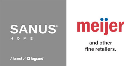Sanus Home and Meijer Logo