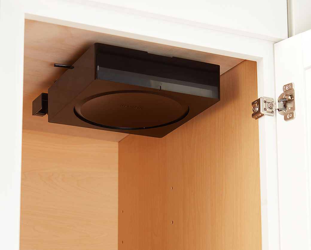Sonos Amp mounted under cabinet