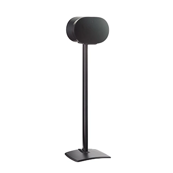 Black WSSE31 Fixed-Height Speaker Stands Product Shot