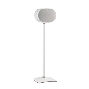 White WSSE31 Fixed-Height Speaker Stands Product Shot