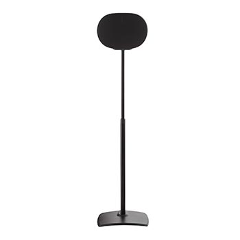 Black WSSE3A1 Height-Adjustable Speaker Stands Product Shot